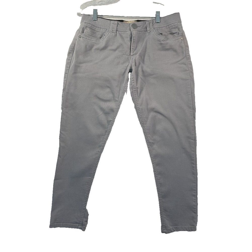 Democracy AB Solution Jeans Chino Womens Size 10 Ankle Gray Tummy Control Skinny
